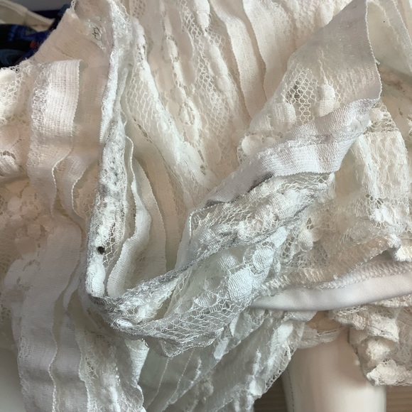 Jessakae Elegant White Lace Short Sleeve Dress - Picture 7 of 9